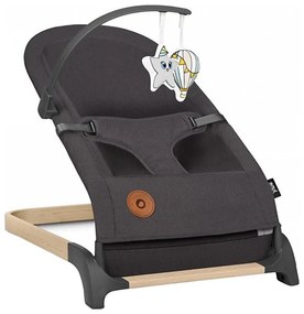 Lionelo - Altalena per bambini JUNE antracite