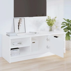 Mobile porta tv bianco 102x35,5x36,5 cm in legno multistrato