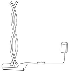 Eglo 99318 - Lampada da tavolo LED LASANA LED/10W/230V