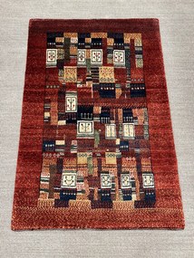 Gashguli Tappeto 150 x 100 Rosso (Iran) Annodato A Mano
