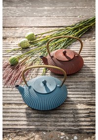 Teiera in ghisa blu 1,1 l Linhai - Bredemeijer