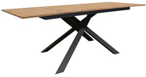 BELLATRIX - tavolo da pranzo allungabile  cm 80 x 120/160 x 77 h