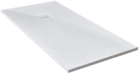 Piatto doccia MOLDCOM COMPOSITES in resina Cosmos Stone bianco L 85 x L 210 x H 4 cm opaco