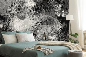 Carta da parati – Arte astratta in bianco e nero