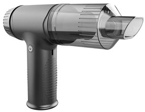 Nedis VCHHR100BK - Aspirapolvere portatile ricaricabile 2in1 90W/6000 mAh grigio/nero