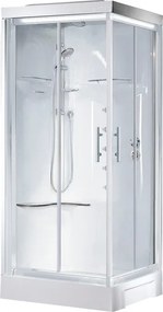 Cabina doccia idromassaggio rettangolare CAYENNE 70 x 90 cm destra