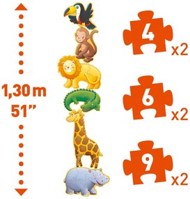 Scimmia e amici - 6 puzzle