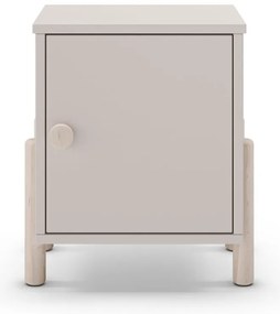 Comodino per bambini color crema in legno di pino Enola - Marckeric