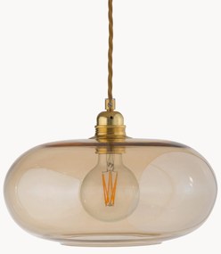 Lampada a sospensione in vetro soffiato Horizon