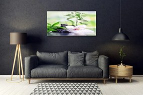 Quadro acrilico Orchidea Bamboo Zen Spa 100x50 cm