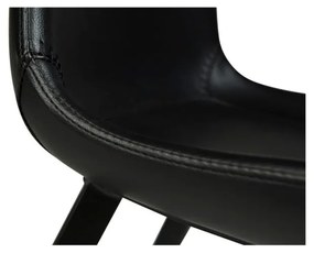 Sgabello da bar in similpelle nera Hype - DAN-FORM Denmark