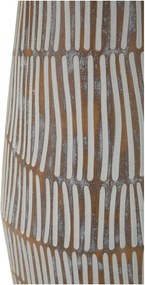 Lampada da tavolo color crema con paralume in tessuto (altezza totale 69,5 cm) Hanoi – Mauro Ferretti