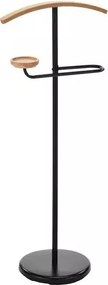 Appendiabiti Albin in legno di faggio e metallo nero – 45x29x105 cm