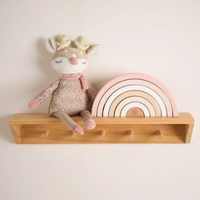 Bieco - Arcobaleno impilabile in legno - cerbiatto Ella