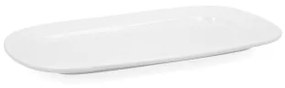 Teglia da Cucina Bidasoa Glacial Ceramica Bianco (31 x 18 cm) (Pack 6x)
