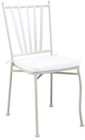 VENTUS - sedia da giardino in ferro completa di cuscino