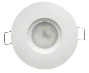Faro LED da incasso 6,5W - IP44 Resistente all'Umidità Foro da ø70mm Colore Bianco Naturale 4.000-4.500K