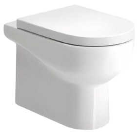 Wc a Terra Azzurra Ceramica "Nuvola" Bianco Lucido