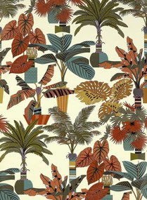 Manuel Canovas Carta da parati Florida - Tabac