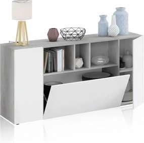 Mobile credenza Loira cemento bianco artik
