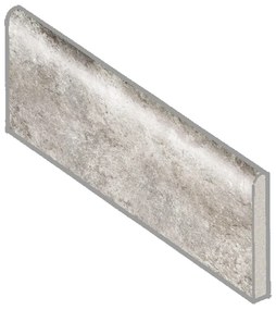 Piastrella battiscopa Valestra in ceramica grigio L 26 x H 8 cm x Sp 10 mm confezione da 5.98 ml