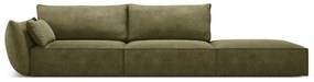 Divano angolare verde Vanda - Mazzini Sofas