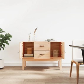 Credenza 110x40x78 cm in legno massello di pino