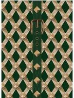 Mindthegap Tapete Luxury Detail - Green/ Taupe