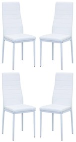 FRITZ - set di 4 sedie in ecopelle