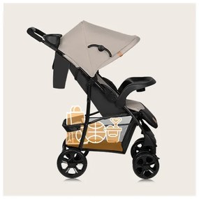 Lionelo - Passeggino EMMA PLUS beige/nero