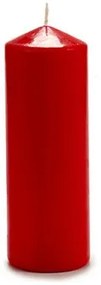 Candela 20 cm Rosso Cera (4 Unità)