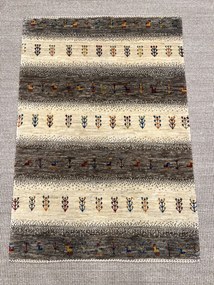 Loribaft Tappeto persiano 110x80 Beige (Iran) Annodato A Mano