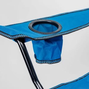 Sediada campeggio pieghevole blu