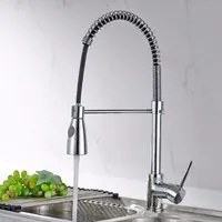 MISCELATORE LAVELLO CUCINA DOCCIA PROFESSIONALE ISOLA CROMATO RUBINETTO LAVABO