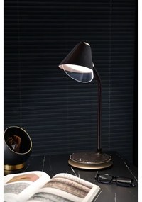 Immax 08971L - Lampada da tavolo LED dimmerabile FINCH LED/9W/12/230V marrone/oro