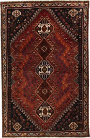 Shiraz Tappeto persiano 280 x 180 Rosso (Iran) Annodato A Mano