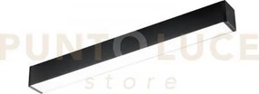 Barra led next nera 24w 3300lm cct 3000k / 4000k 60x5,5x6,5cm