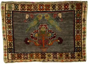 Gabbeh Tappeto persiano 60x40 Rosso (Iran) Annodato A Mano