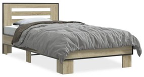 Giroletto Rovere Sonoma 100x200 Cm Legno Multistrato E Metallo /