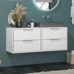 Mobile sospeso 120cm con 4 cassetti scorrevoli KSPR-120D - KAMALU