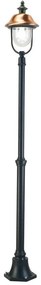 Lampione da giardino, Rustica H 200 cm, grigio, IP43 SOVIL