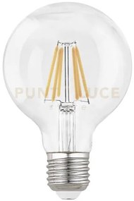 Gla256c- lampadina attacco e27 d.12,5cm 2700k 1480lm 12w globo vetr...