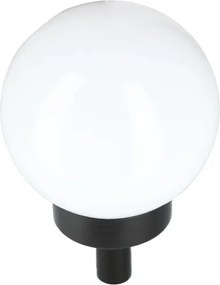 Lampada solare a LED, 1,2 V, 6500 K, 200 mAh, Ø 10 cm, IP44, bianco/nero