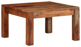 Tavolino Da Caffè 60x60x35 Cm İn Legno Massello Di Acacia /