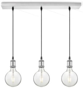 Cavo di alimentazione VINTAGE 3xE27/40W/230V cromo opaco