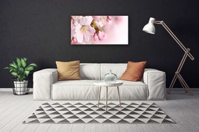 Foto quadro su tela Fiori Sul Muro 100x50 cm