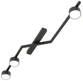 Plafoniera da soffitto SKAN 3xGX53/12W/230V nera