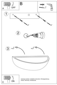 Applique OSKAR 1xE27/60W/230V