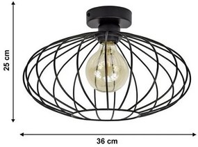 Lampadario a plafone EARTH L 1xE27/60W/230V