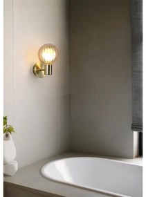 Searchlight 30506GO - Applique da parete LUMINSPHERE 1xG9/7W/230V in ottone